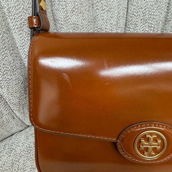 Tory Burch Tan Leather Crossbody Bag - Picture 11 of 16